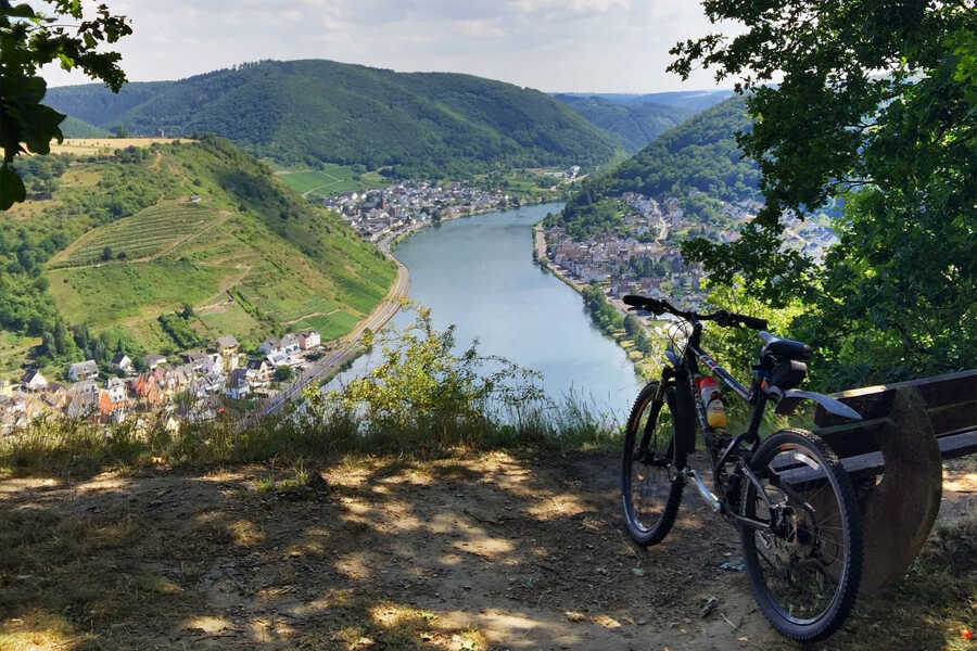 Deutschland Fahrradreise entlang der Mosel